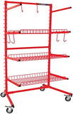 3 Shelf Parts Cart