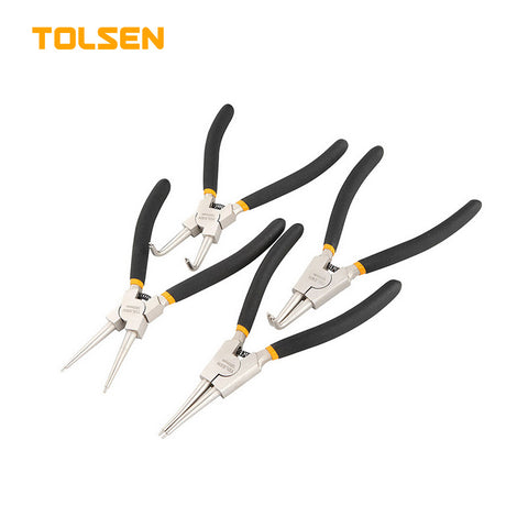 4PCS 7" CIRCLIP PLIERS SET