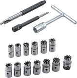 17 Pcs Diesel Injector Seat Cutter