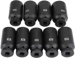 9PC 6PT HEAVY DUTY 1/2" DR. DEEP IMPACT SOCKET SET
