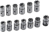 17 Pcs Diesel Injector Seat Cutter