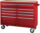 9 DRAWER WOODEN-TOP MOBILE CABINET