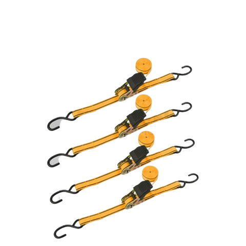 4PCS RATCHET TIE DOWN SET