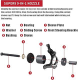 23 Piece Front Wheel Bearing Removal Kit