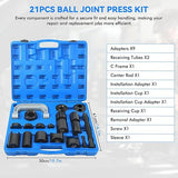 21 Piece Ball Joint Service Kit