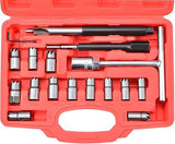 17 Pcs Diesel Injector Seat Cutter