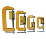 Yellow powder coated G-CLAMP