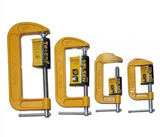 Yellow powder coated G-CLAMP