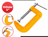 Yellow powder coated G-CLAMP