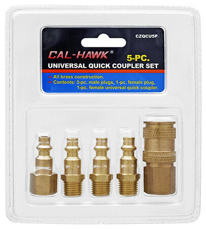 Cal-Hawk 5pc Universal Quick Coupler Set