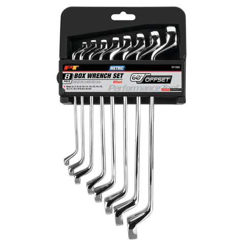 Performance Tool 8 pc. Offset Metric Box Wrench Set