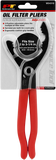 Performance Tool Small Straight Jaw Oil Filter Pliers