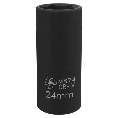 1/2" Dr. 24mm 6pt Deep Impact Socket - Performance Tool