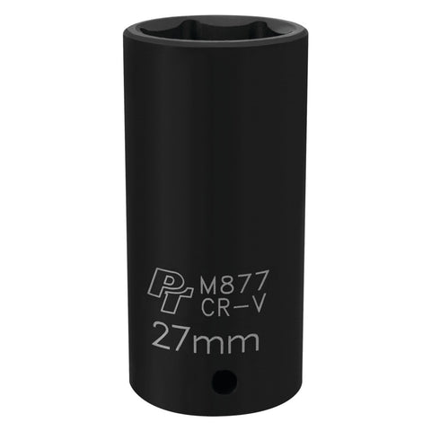 1/2" Dr. 27mm 6pt Deep Impact Socket - Performance Tool