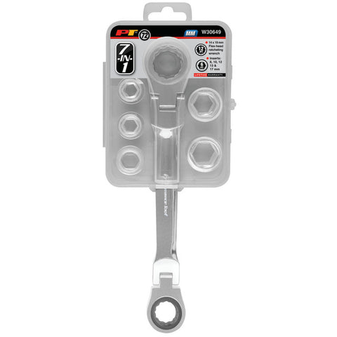Performance Tool 7-in-1 MET Ratcheting Wrench