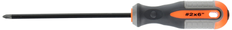 Cal-Hawk 1/4" x 6" Slotted Screwdriver