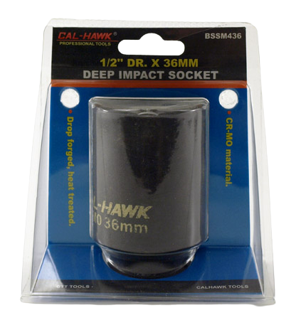 Cal-Hawk 1/2 Drive x 36MM Deep Impact Socket