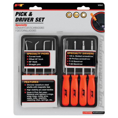 8 pc. Specialty Pick/Driver Set