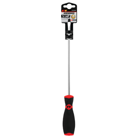 Performance Tool 1/4" x 8" Slotted Screwdriver