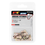 Performance Tools 10 pk. 6mm x 1 90 Deg. Grease Fitting
