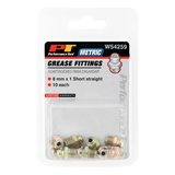 Performance Tools 10 pk. 8mm x 1 Short Grease Fitting