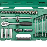 Sata 1/2″ Drive 6 and 12 Point Metric Master Tool Set